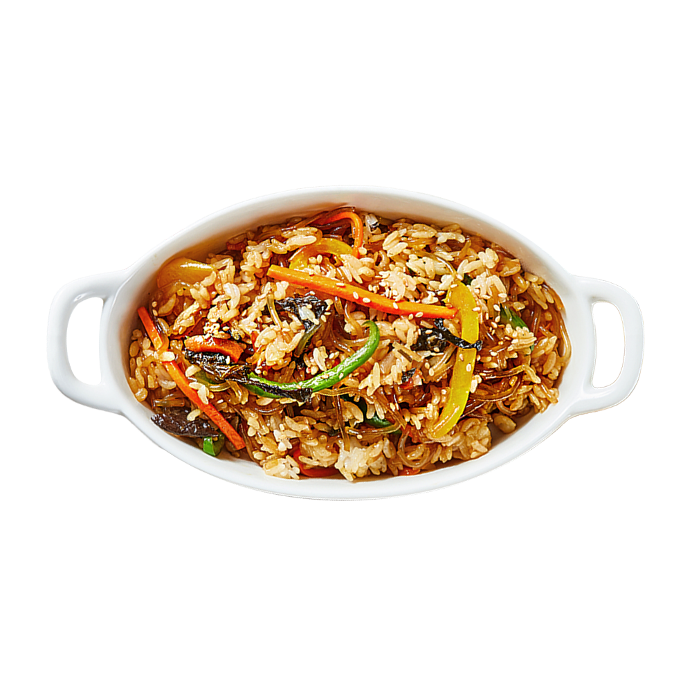 Japchae (Stir-fried Korean Glass Noodles)
