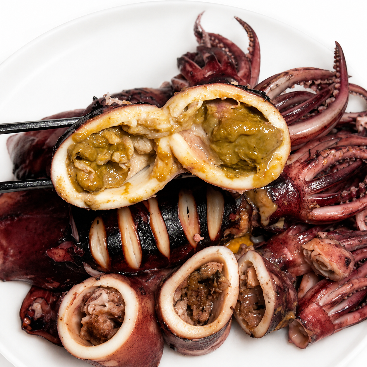 [Clami] Whole Steamed Live Squid (220g, 7.76 oz)
