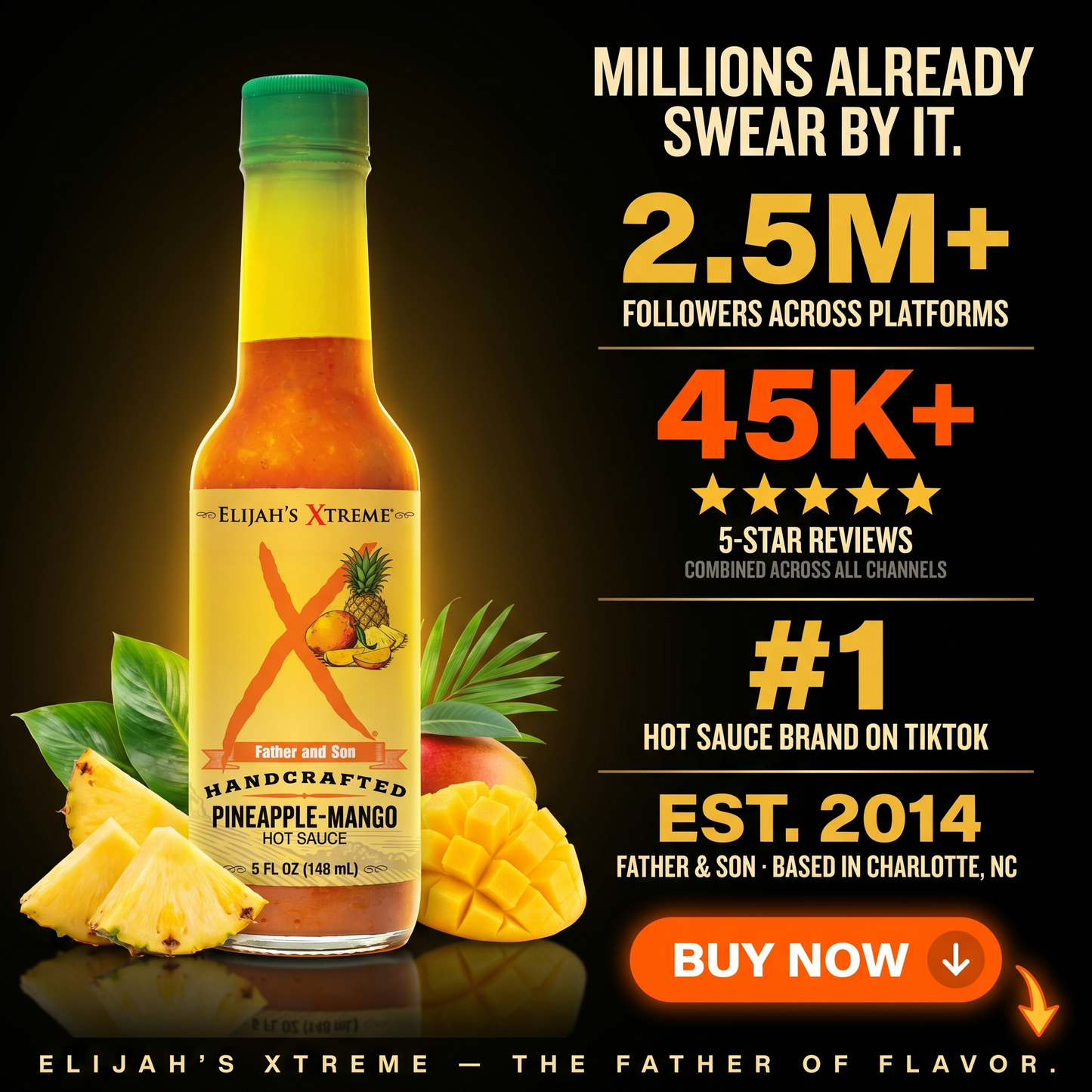 Pineapple-Mango Habanero Hot Sauce