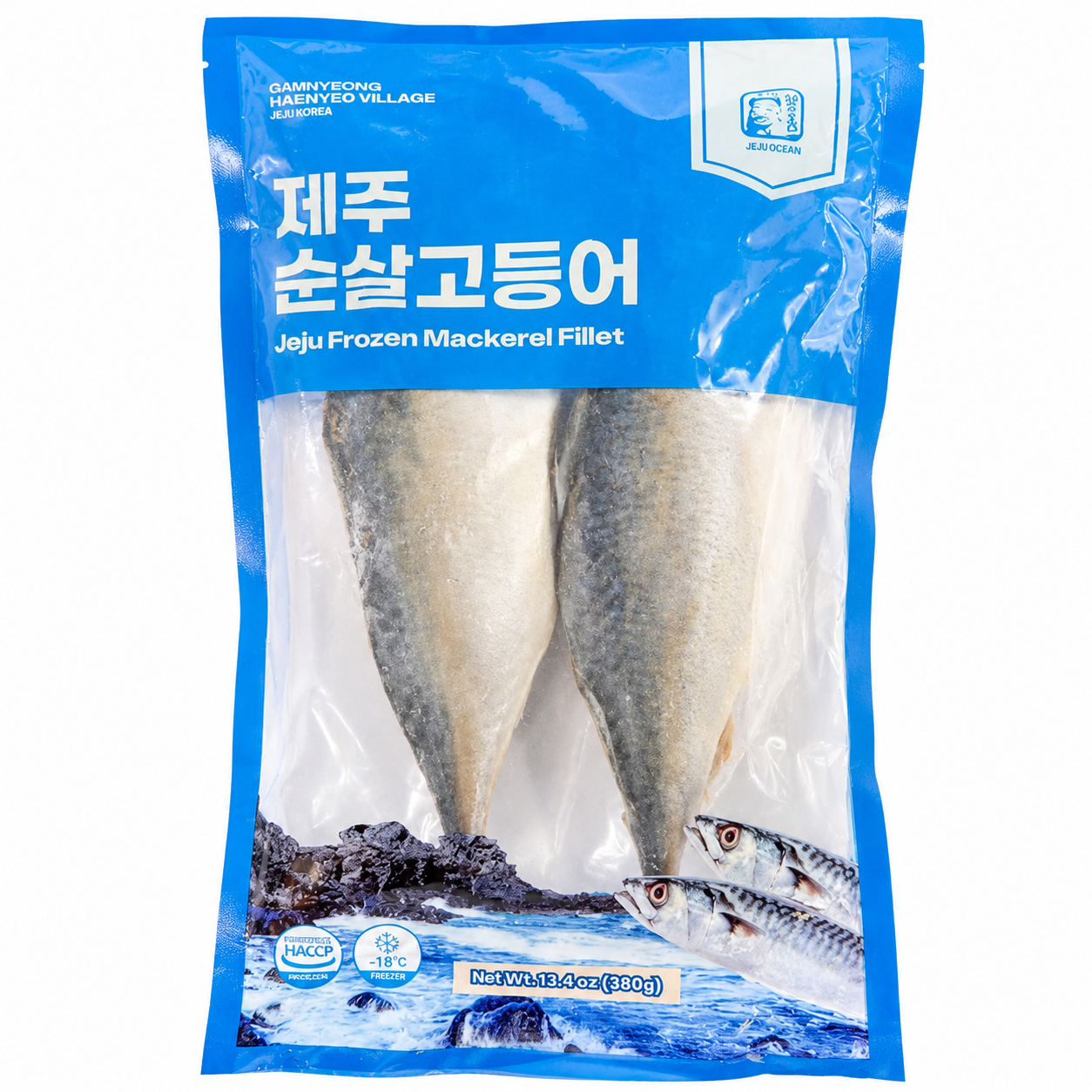 [Jejudoda] Jeju Premium Boneless Mackerel Fillet (380g, 13.4oz)