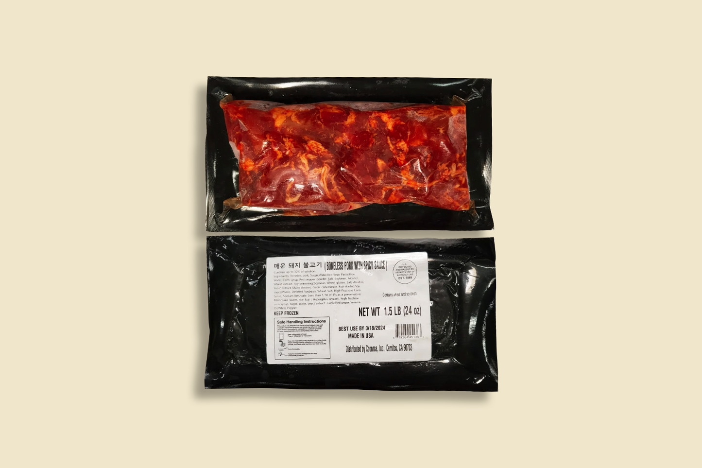 Cconma Maeun Dwaeji Bulgogi (Boneless Pork With Spicy Sauce)