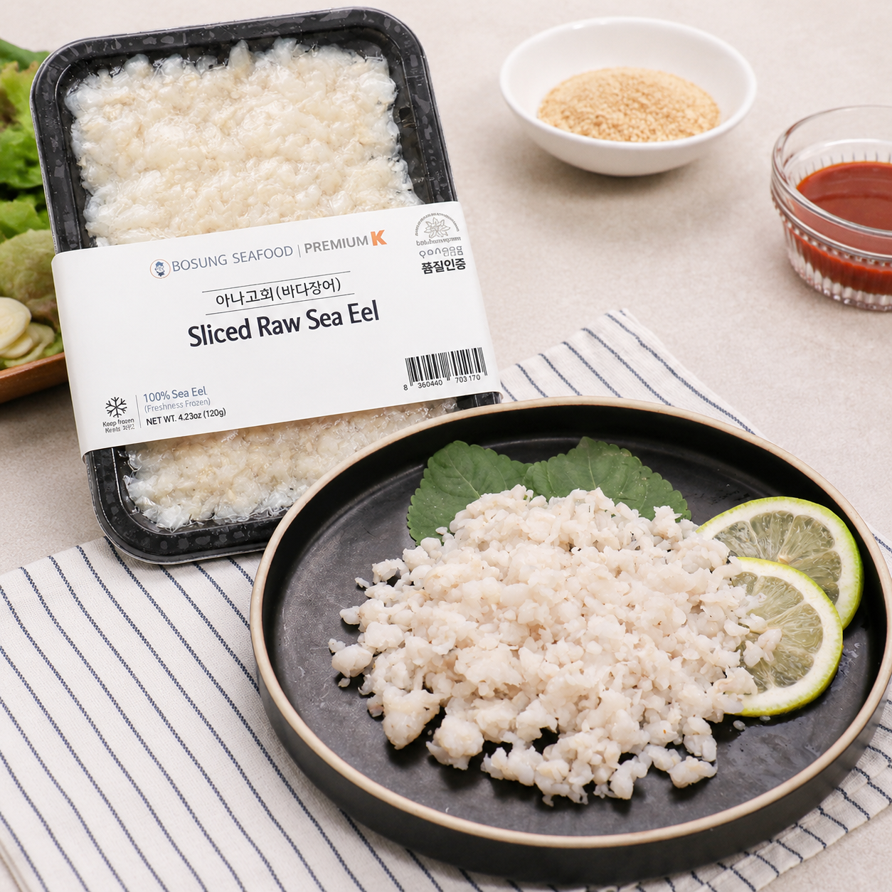 Sliced Raw Sea Eel (Anago)(120g,4.23oz)