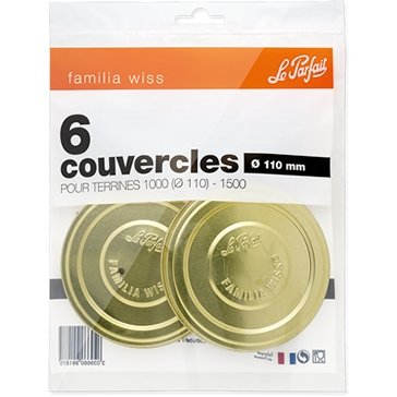 Le Parfait Familia Wiss Screw Bands, Replacement Rings for Terrine Jars