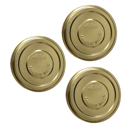 Le Parfait Familia Wiss Screw Bands, Replacement Rings for Terrine Jars
