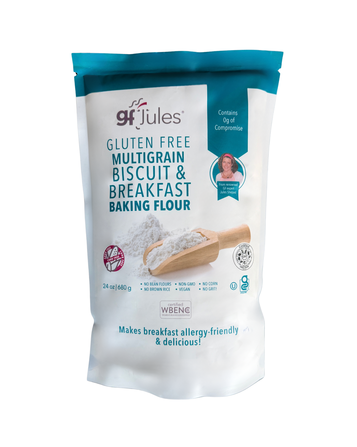 gfJules Gluten Free Corn-Free Multigrain Biscuit & Breakfast Baking Flour