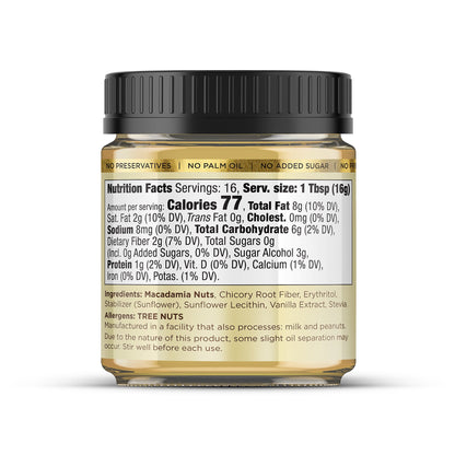 Macadamia Nut Butter White Chocolate Flavor  (1 Flavor, 1 Jar)
