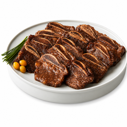 Premium Center-Cut LA Galbi (Marinated Beef Short Rib)(2lb)
