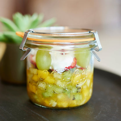 Le Parfait Bistrot, French Glass Jars with Airtight Clip Lids for Canning and Serving