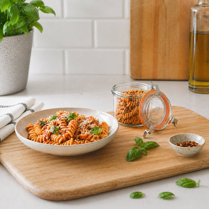 Le Parfait Bistrot, French Glass Jars with Airtight Clip Lids for Canning and Serving