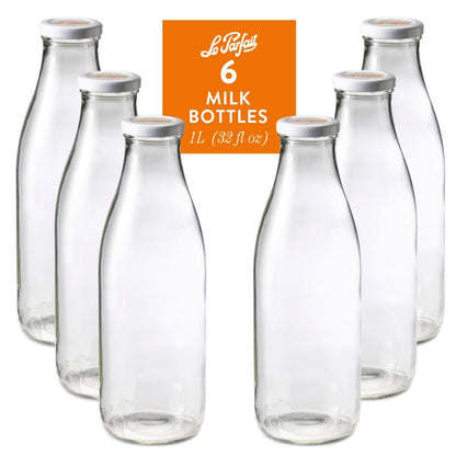 Le Parfait Swing Top and Milk Bottles