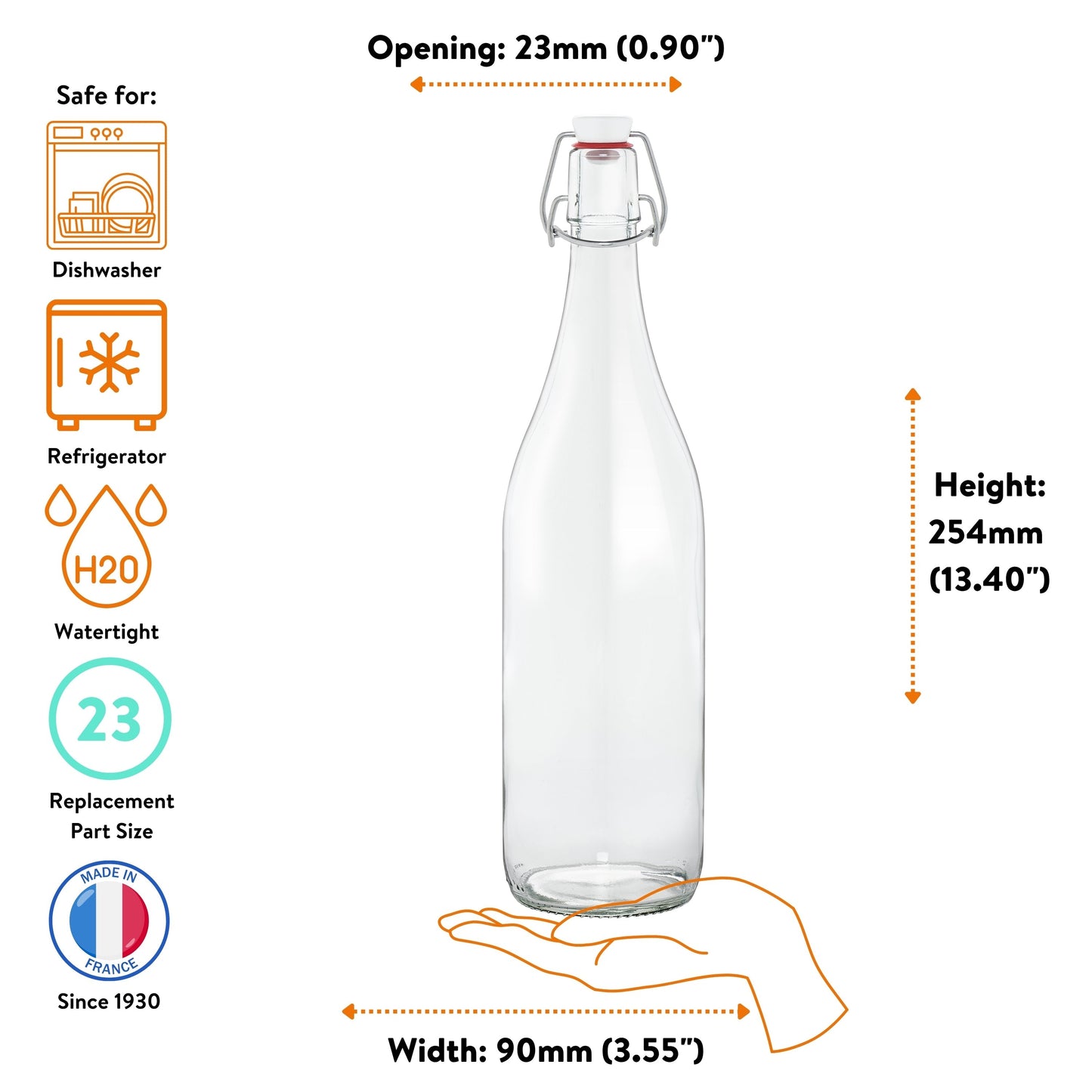 Le Parfait Swing Top and Milk Bottles