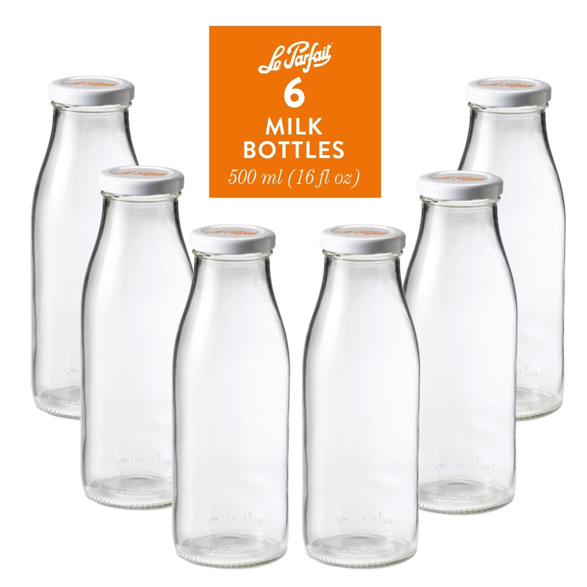 Le Parfait Swing Top and Milk Bottles