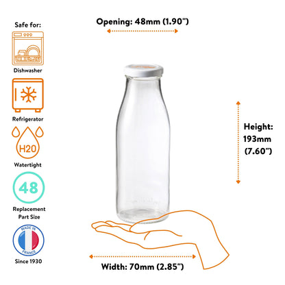 Le Parfait Swing Top and Milk Bottles