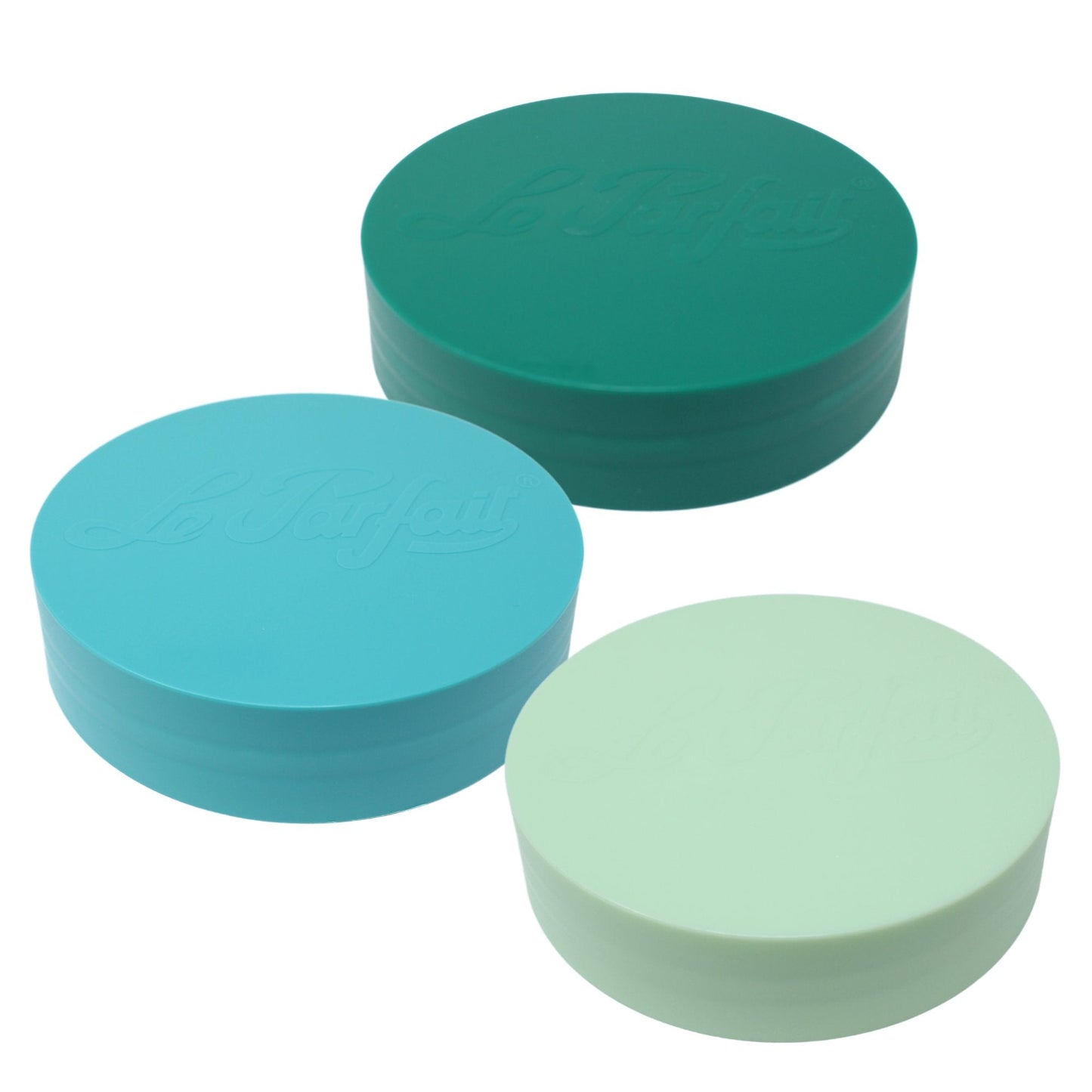 Le Parfait Screw Top Jar Lids, Colorful Plastic and Metal Replacement Lids