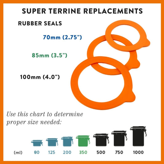 Le Parfait Super - Rubber Seals - MEALTONES