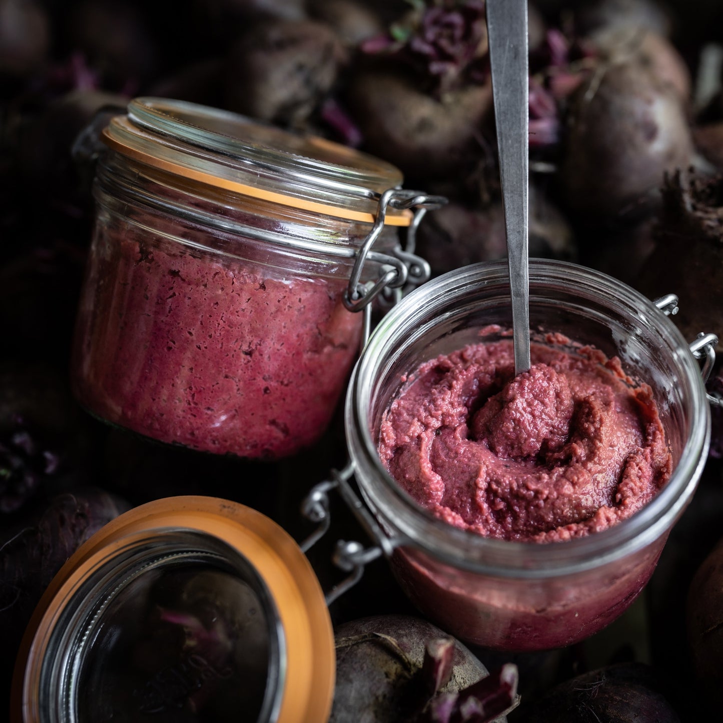 Le Parfait Super Terrines, French Glass Canning Jars with Wire-Bail Clamp Lid