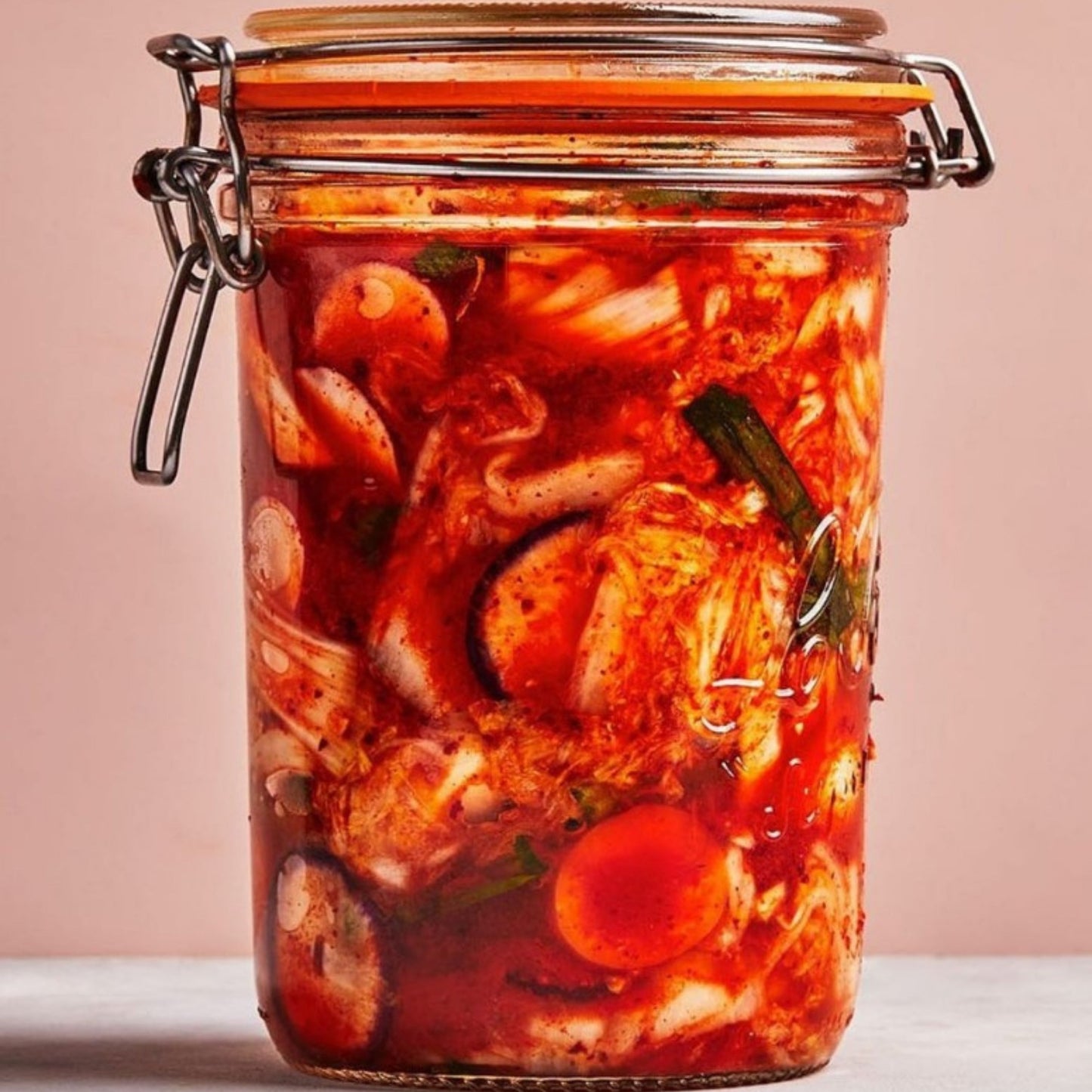 Le Parfait Super Terrines, French Glass Canning Jars with Wire-Bail Clamp Lid