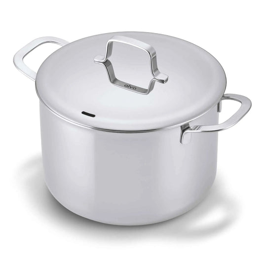 5-Ply Stainless Stock Pot with Lid, 7-Qt - MEALTONES