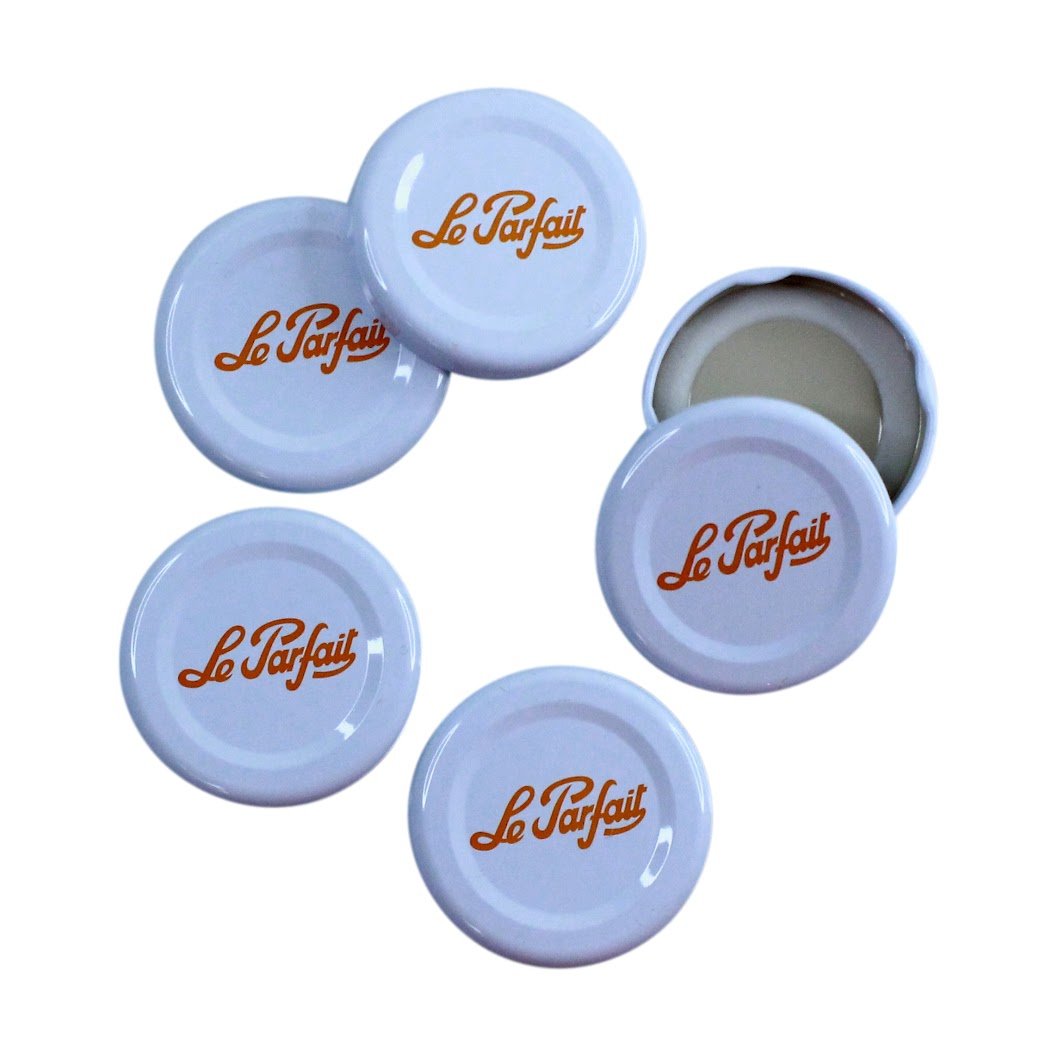 Le Parfait Milk Bottle Caps, Reusable Twist-Off Replacement Lids (6-Pack)