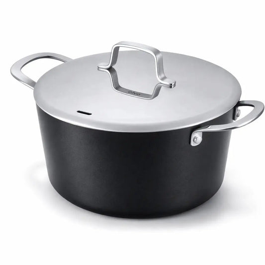 Ceramic Nonstick Stock Pot with Lid, 4.5-Qt