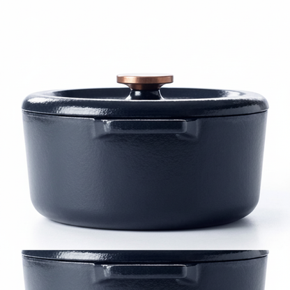 Enameled Cast Iron Round Dutch Oven, 5-Qt